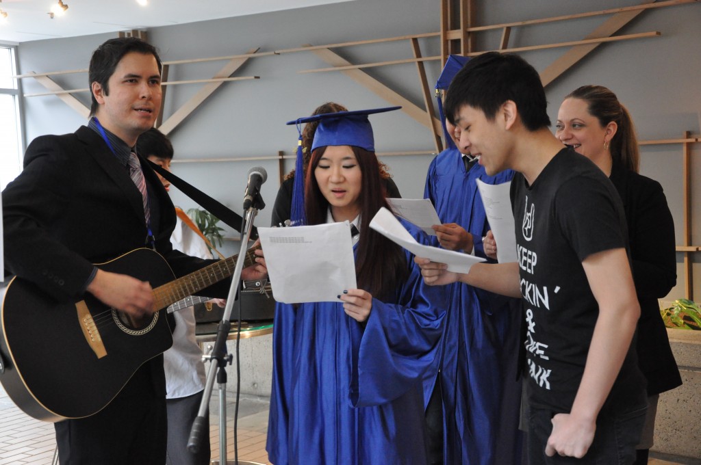 Graduation April 2014 - Glee Club / Music Club: Graduation Ceremony opening.